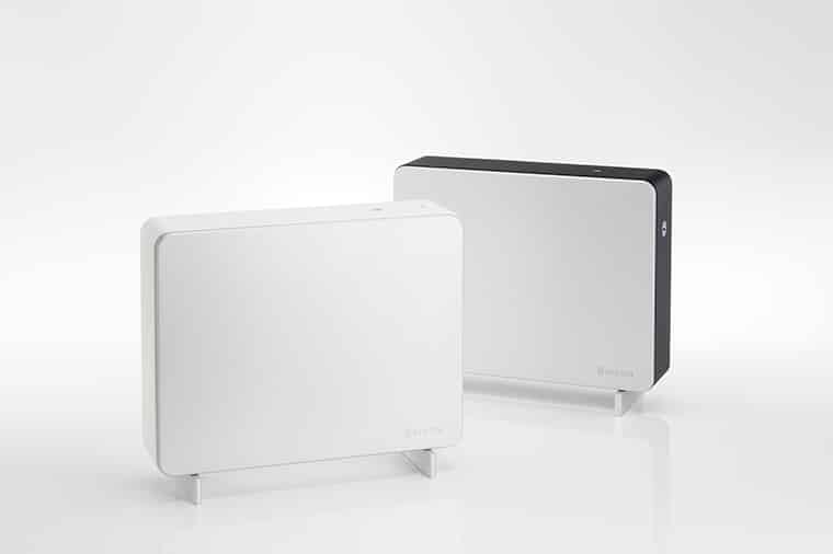 All in one type geursysteem in witte uitvoering en wit met zwarte rand uitvoering