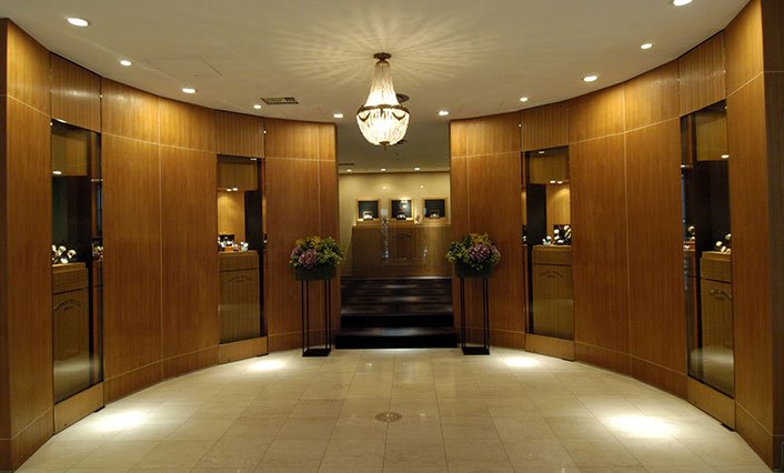 Franck Muller Boutique voorzien van Aroma Space Design