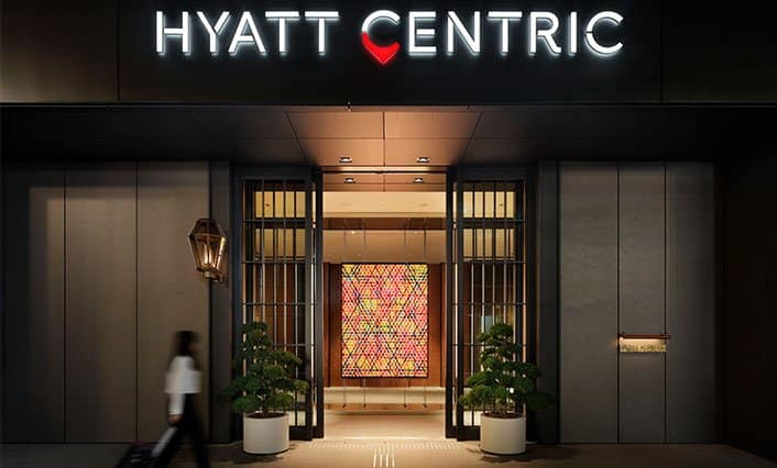 Hyatt Centric Ginza voorzien van Aroma Space design