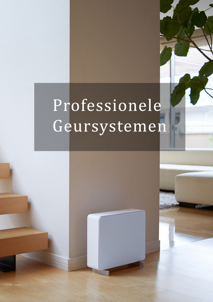 Het professionele geursysteem All In One Type 45S in wit, kan gebruikt worden in bedrijven, hotels en retail